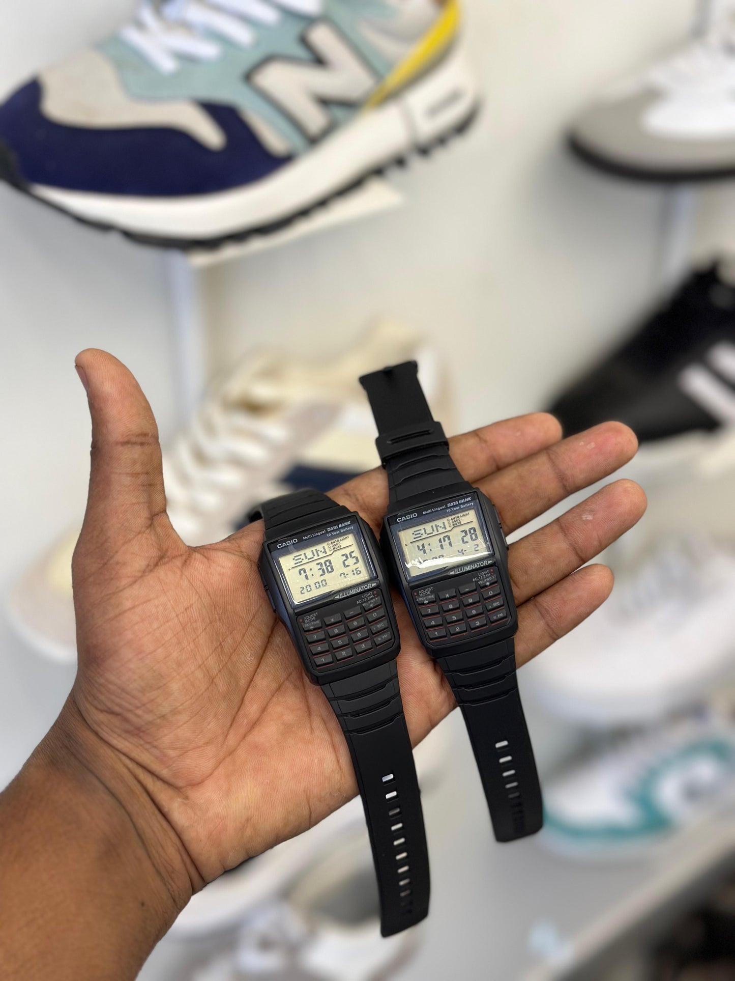 MEN VINTAGE DBC-32-1ADF BLACK DIGITAL DIAL BLACK RESIN STRAP