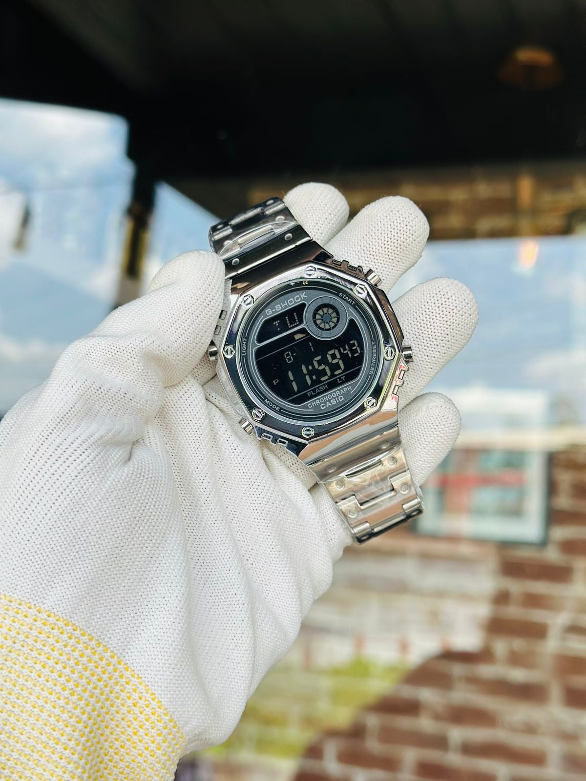 ANALOG DIGITAL NEW DUAL TIME CHAIN WATCH